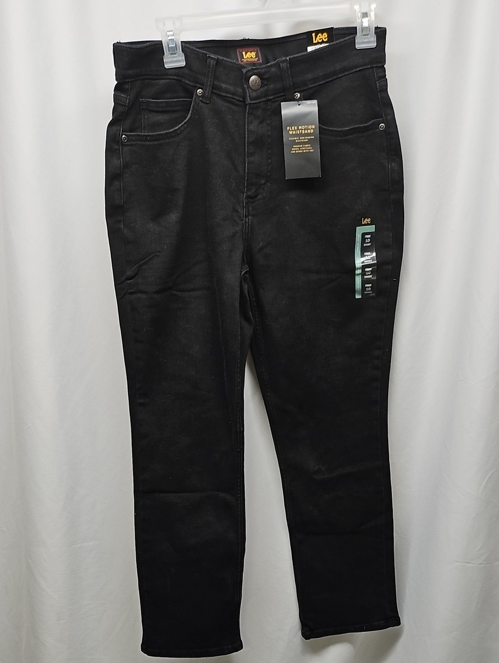 Lee Men's Slim Straight Jeans in Black